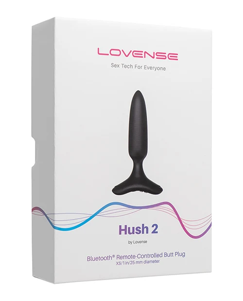 Lovense Hush 2 Plug Anal Connecté Noir