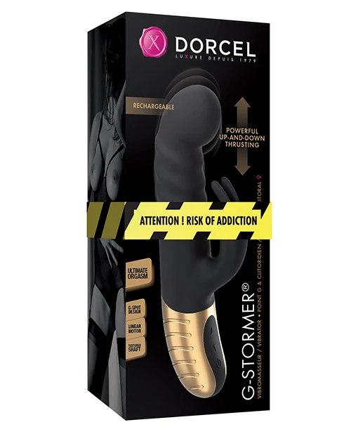Dorcel G-Stormer Rabbit Noir et Or