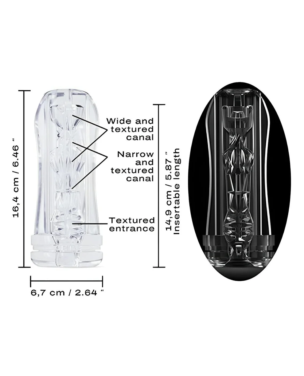 Dorcel Deep Blow Multi Sensation Sleeve Transparent – Image 5