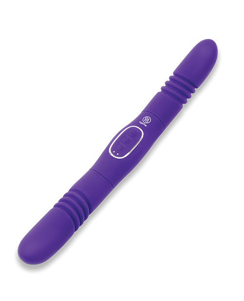 Together Double Delight Vibromasseur Double Extrémité Violet – Image 3