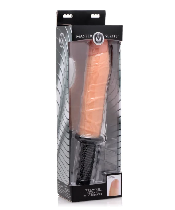Master Series Onslaught XL Dildo Vibrant Réaliste